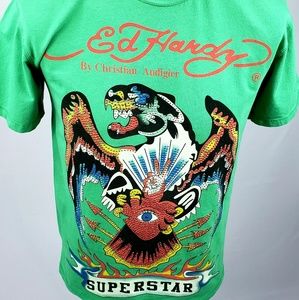 Limited Edition Ed Hardy Swarovski T-Shirt